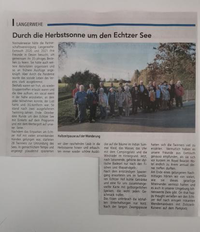 Zeitungsartikel 20.11.21